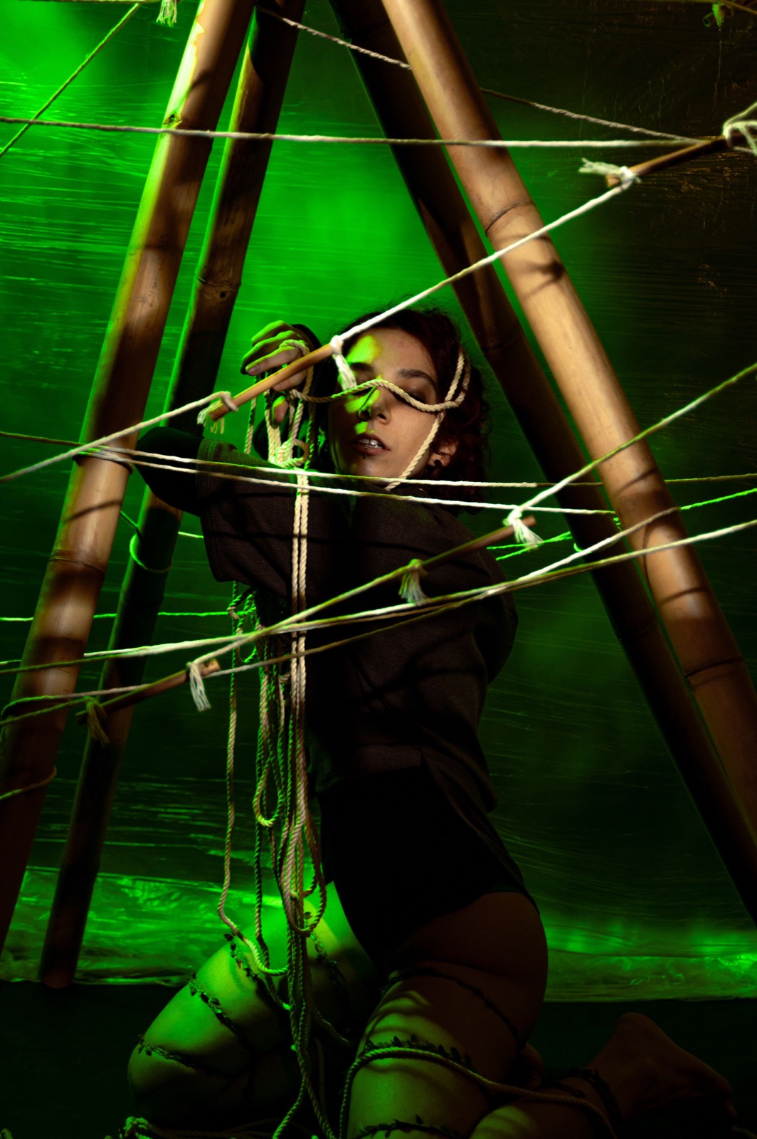 Illustrative rope-themed stock photograph for United Kingdom shibari dating